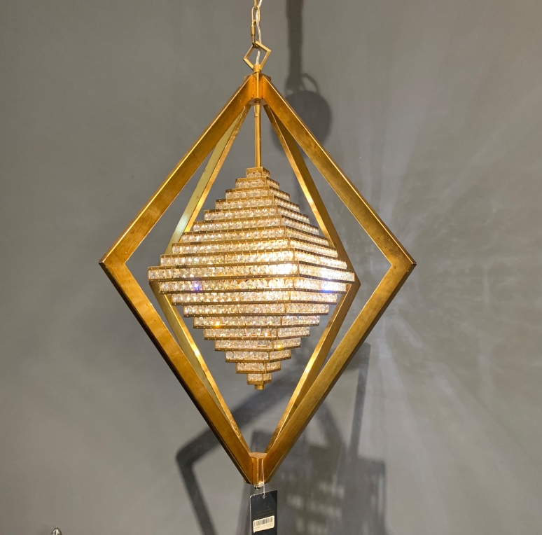 لوستر کریستالی لوزی
