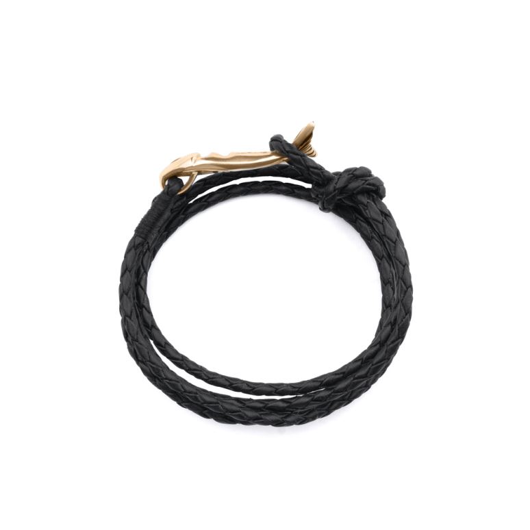 دستبند دال ماهی طلا لول بافت S 3/24