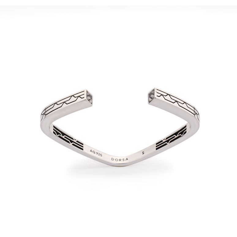 دستبند شأن راه دال نقره سایز S